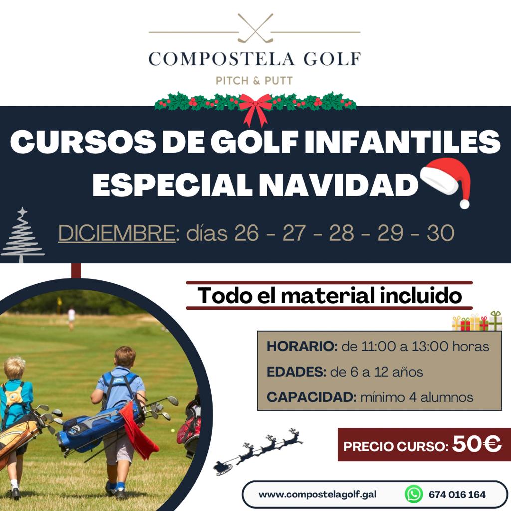 cursos de golf infantiles en navidad
